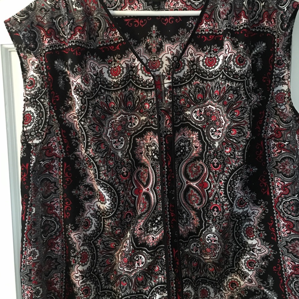 Talbots sleeveless blouse